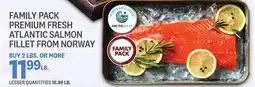 Kings Food Markets FAMILY PACK PREMIUM FRESH ATLANTIC SALMON FILLET FROM NORWAY offer
