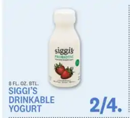 Kings Food Markets SIGGI'S DRINKABLE YOGURT offer