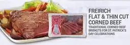 Kings Food Markets FREIRICH FLAT & THIN CUT CORNED BEEF offer