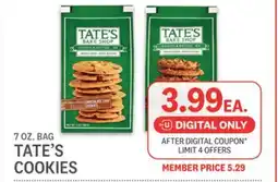 Kings Food Markets TATE'S COOKIES offer