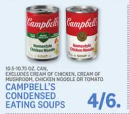 Kings Food Markets CAMPBELL'S CONDENSED EATING SOUPS offer