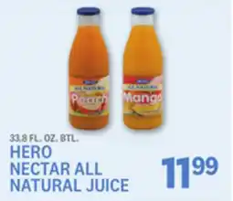 Kings Food Markets HERO NECTAR ALL NATURAL JUICE offer