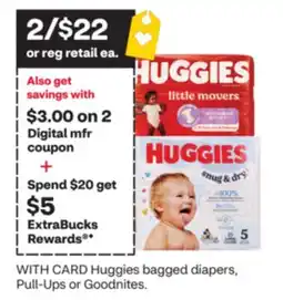 CVS Huggies bagged diapers, Pull-Ups or Goodnites offer