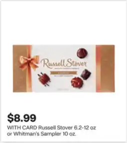 CVS Russell Stover 6.2-12 oz or Whitman's Sampler 10 oz offer