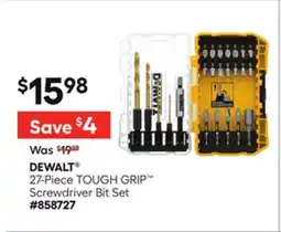 Lowe's 27-Piece TOUGH GRIP Screwdriver Bit Set offer