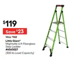 Lowe's Mightylite 6-ft Fiberglass Step Ladder offer
