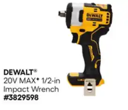 Lowe's 20V MAX♦ 1/2-in Impact Wrench offer