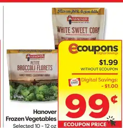 Weis Markets Hanover Frozen Vegetables offer
