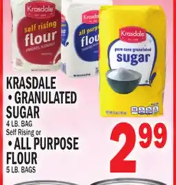 C Town KRASDALE GRANULATED SUGAR 4 LB. BAG offer