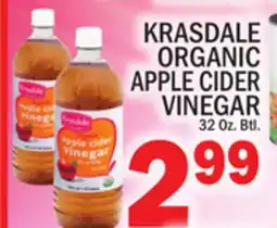 C Town KRASDALE ORGANIC APPLE CIDER VINEGAR offer