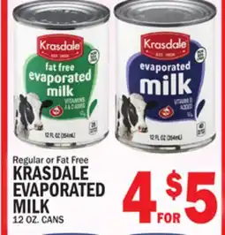 C Town KRASDALE EVAPORATED MILK offer