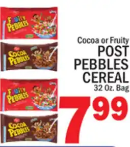 C Town POST PEBBLES CEREAL offer