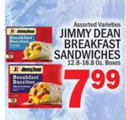 C Town JIMMY DEAN BREAKFAST SANDWICHES offer