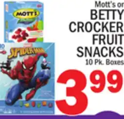 C Town BETTY CROCKER FRUIT SNACKS offer