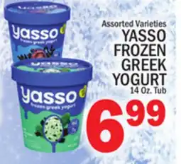 C Town YASSO FROZEN GREEK YOGURT offer