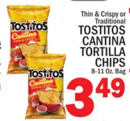 C Town TOSTITOS CANTINA TORTILLA CHIPS offer