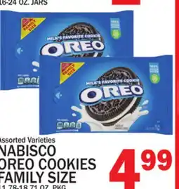 C Town NABISCO OREO COOKIES FAMILY SIZE offer