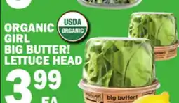 C Town ORGANIC GIRL BIG BUTTER! LETTUCE HEAD offer