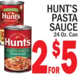 C Town HUNT'S PASTA SAUCE offer