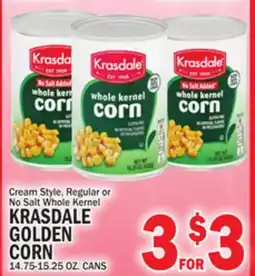 C Town KRASDALE GOLDEN CORN offer