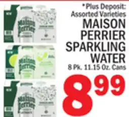 C Town MAISON PERRIER SPARKLING WATER offer