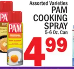 C Town PAM COOKING SPRAY offer