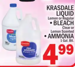 C Town KRASDALE LIQUID, BLEACH, AMMONIA offer