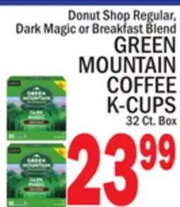 C Town GREEN MOUNTAIN COFFEE K-CUPS offer