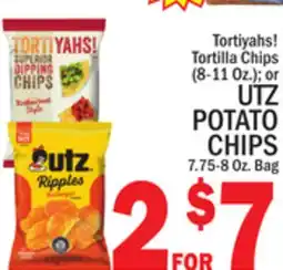 C Town UTZ POTATO CHIPS 7.75-8 Oz. Bag offer