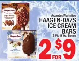 C Town HAAGEN-DAZS ICE CREAM BARS offer