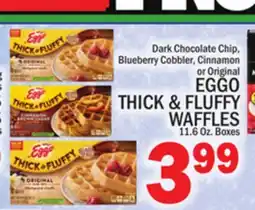 C Town EGGO THICK & FLUFFY WAFFLES 11.6 oz. Boxes offer