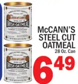 C Town McCANN'S STEEL CUT OATMEAL offer