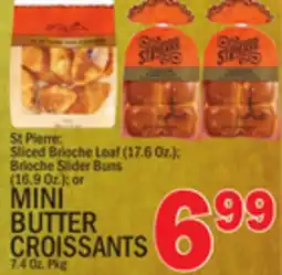 C Town MINI BUTTER CROISSANTS 7.4 Oz. Pkg offer