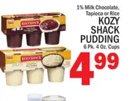 C Town KOZY SHACK PUDDING offer