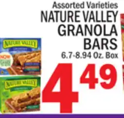 C Town NATURE VALLEY GRANOLA BARS offer