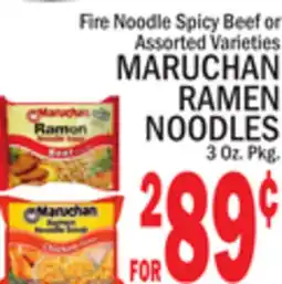 C Town MARUCHAN RAMEN NOODLES offer