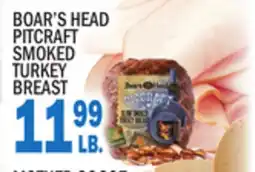 C Town BOAR'S HEAD PITCRAFT SMOKED TURKEY BREAST offer
