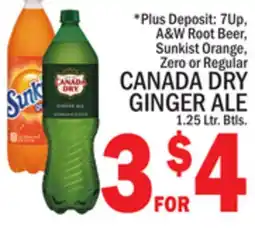C Town CANADA DRY GINGER ALE offer