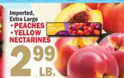 C Town PEACHES, YELLOW NECTARINES offer