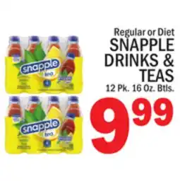 C Town SNAPPLE DRINKS & TEAS offer