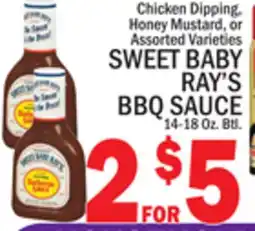 C Town SWEET BABY RAY'S BBQ SAUCE offer