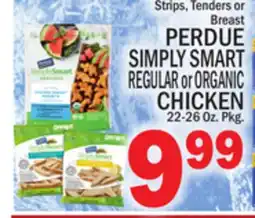 C Town PERDUE SIMPLY SMART REGULAR OR ORGANIC CHICKEN offer