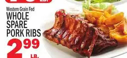 C Town WHOLE SPARE PORK RIBS offer