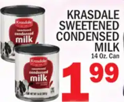 C Town KRASDALE SWEETENED CONDENSED MILK offer