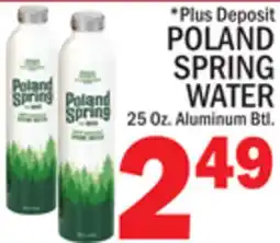 C Town POLAND SPRING WATER offer