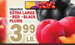 C Town EXTRA LARGE RED, BLACK PLUMS offer