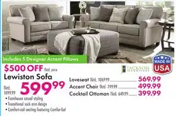 Boscov's Lewiston Sofa offer