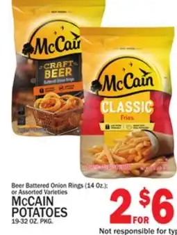 C Town MCCAIN POTATOES 19-32 OZ. PKG offer