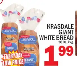 C Town KRASDALE GIANT WHITE BREAD offer