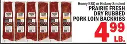 C Town PRAIRIE FRESH DRY RUBBED PORK LOIN BACKRIBS offer